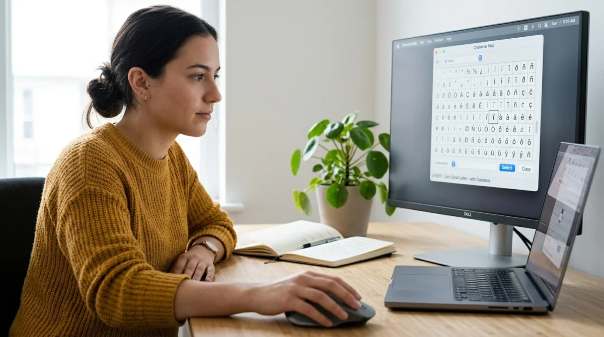 comment faire un i trema sur ordinateur