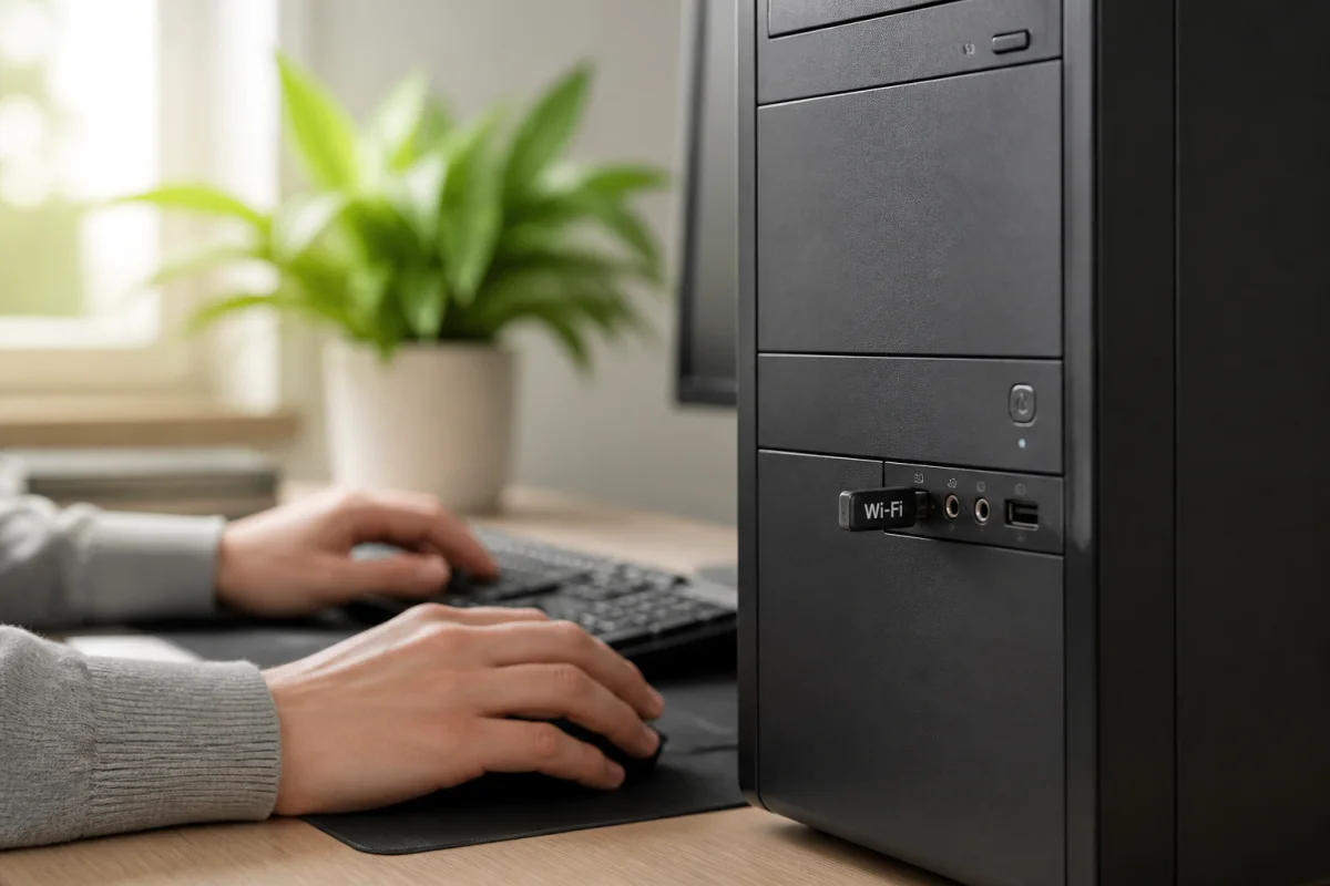 comment connecter un ordinateur fixe en wifi sans fil